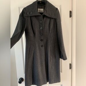 NWOT vintage YTK GUESS wool overcoat coat jacket trench dad coat car coat